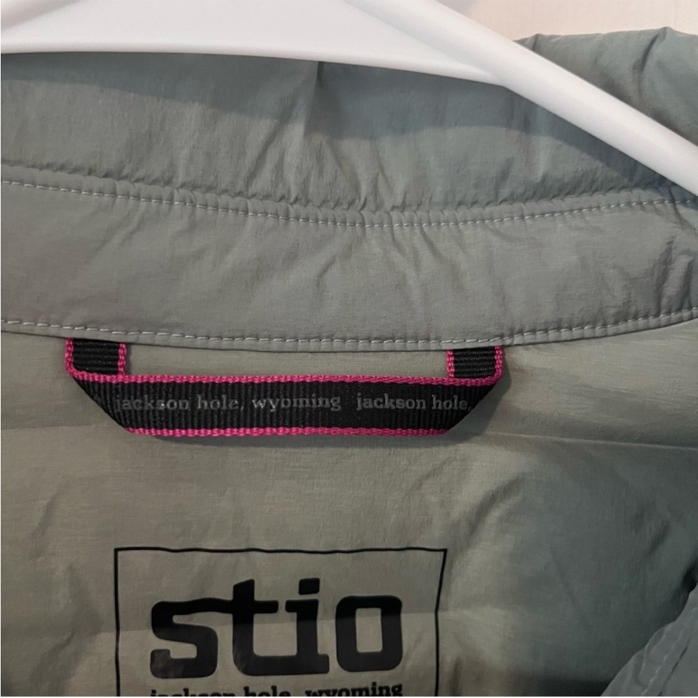 Stio Skillet Snap Insulated Stretch Down Jacket in Sage Green - Picture 5 of 12